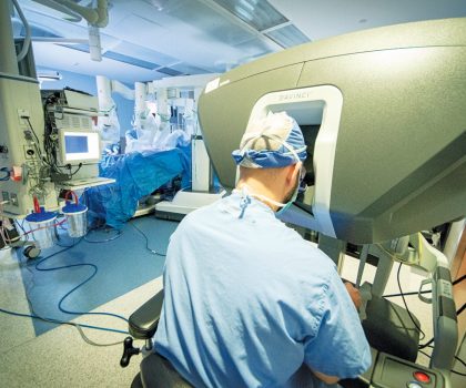 The latest innovation offered at University Hospitals Geauga Medical Center, the da Vinci robotic-assisted minimally invasive surgery system helps patients recover quickly