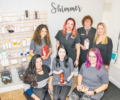 With innovative natural and organic skin care treatments and the latest spa services, Shimmer Spa stacks up the glam