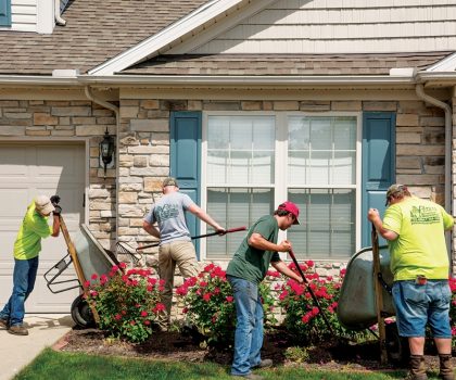 At Peters Professional Landscaping, a total spring spruce-up is kind of their thing