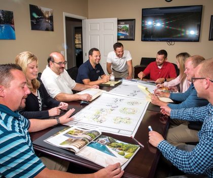 The team behind the Moscarino Outdoor Creations landscape