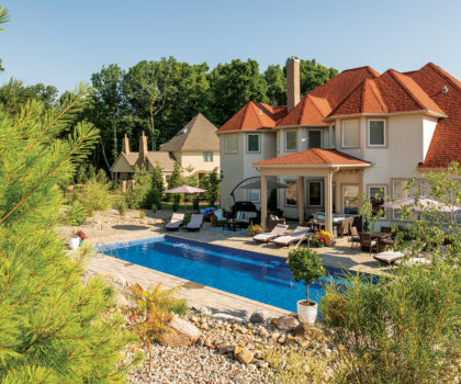 A pool from Candyapple Nursery & Landscaping can keep the family fun flowing