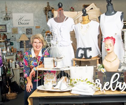 Gerri’s Closet is back up and running safely, with a dynamic assortment of summer’s must-have finds