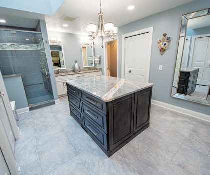 Sensational master bath, high-end cocktail lounge, or both?