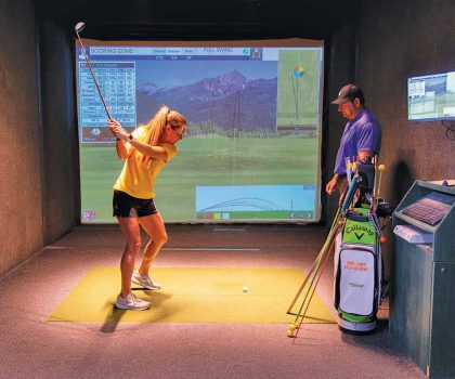 Skip the chilly temps and expensive airfare and play 99 simulated championship golf courses from around the world, only at Bunker Hill Golf Course