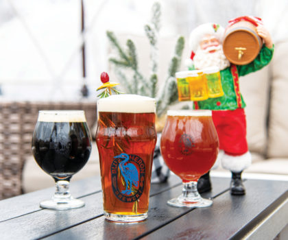 With Blue Heron Brewery’s take-and-bake Christmas dinner, you and your guests can enjoy a chef-prepared feast without the hassle of cooking