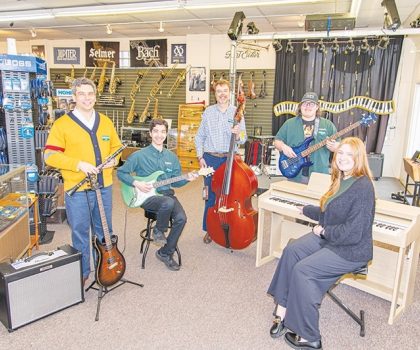 Students of all ages are making beautiful music, with help from the talented team at Pfabe’s Music