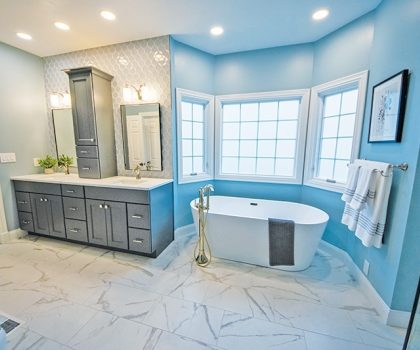 Here’s how Guhde Flooring America took on this remodeling bathroom challenge with style and function