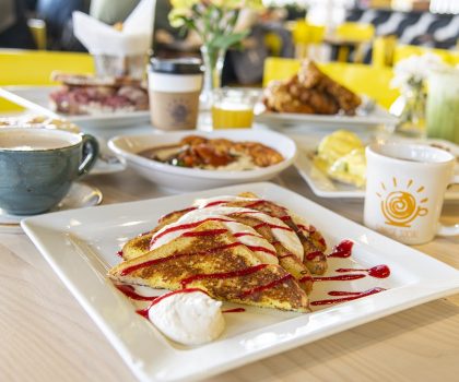 The trendy-casual Sunrise Social is serving made-from-scratch brunches with exciting twists on the classics