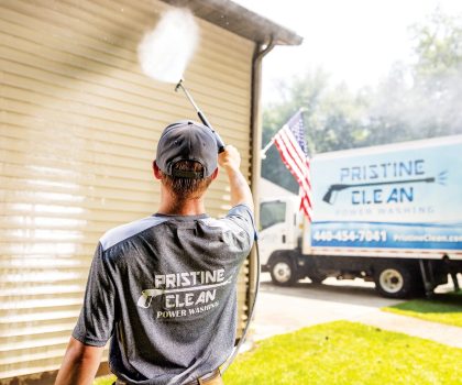 Here’s how Pristine Clean ensures every power washing job is safe and effective