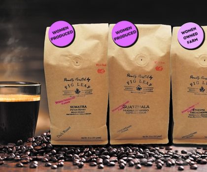 Purchase women-produced coffee at Fig Leaf Coffee Company