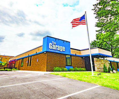 The Garage Business Suites and Meeting Center in Akron takes the co-working concept to the next level