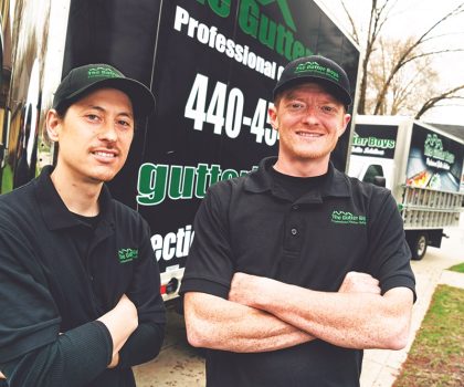 The Gutter Boys' mission is to end gutter cleaning in Northeast Ohio