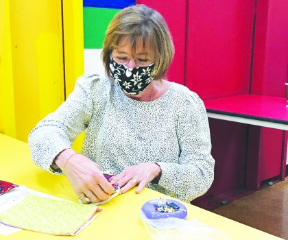 Local women make face masks to benefit individuals  with developmental disabilities