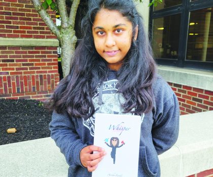 Mentor Public Schools student Ayesha Faruki is  officially a published author