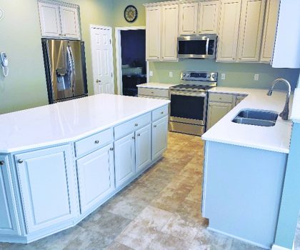 Neubert Painting’s exclusive factory-finish process means your kitchen cabinets can sport a fresh, new look