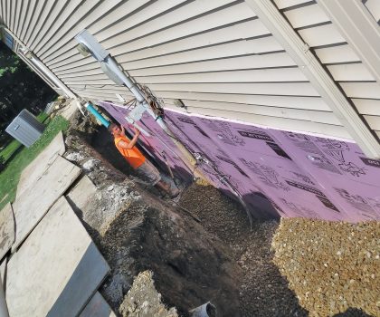 The only way to really protect your basement from water intrusion is to stop the flow of water from the outside