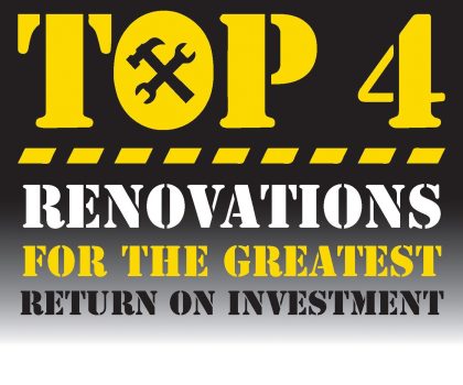 Which home improvement project will net you the  highest return on your investment?