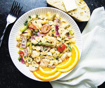 The Starving Chef Recipe: One Pan Smoky Citrus Shrimp Pasta