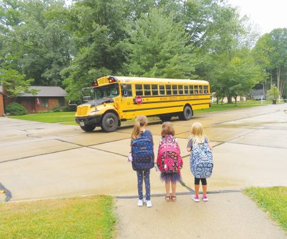 Mentor School Bus Art