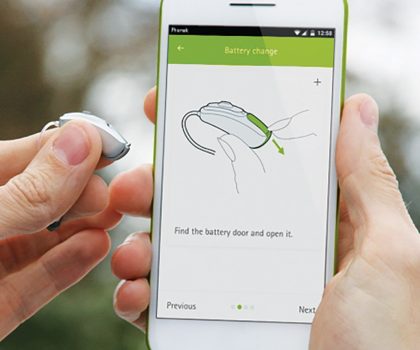 Stay connected in a tech-rich world with the new Phonak Audeo Marvel, one of the most advanced hearing aids on the market