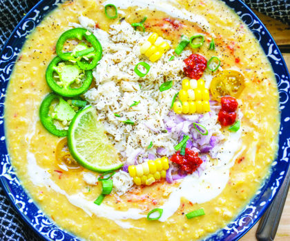 Sweet Corn Crab Chowder