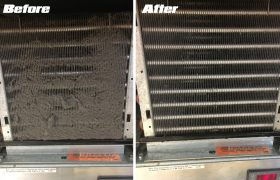 All Starz Heating  Cooling 5 Coil Before And After