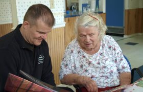 Amelica Grace Assisted Living 14 Owner With Senior Living Resident