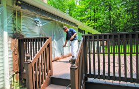 Chargin Home Improvements 6 Staining Deck